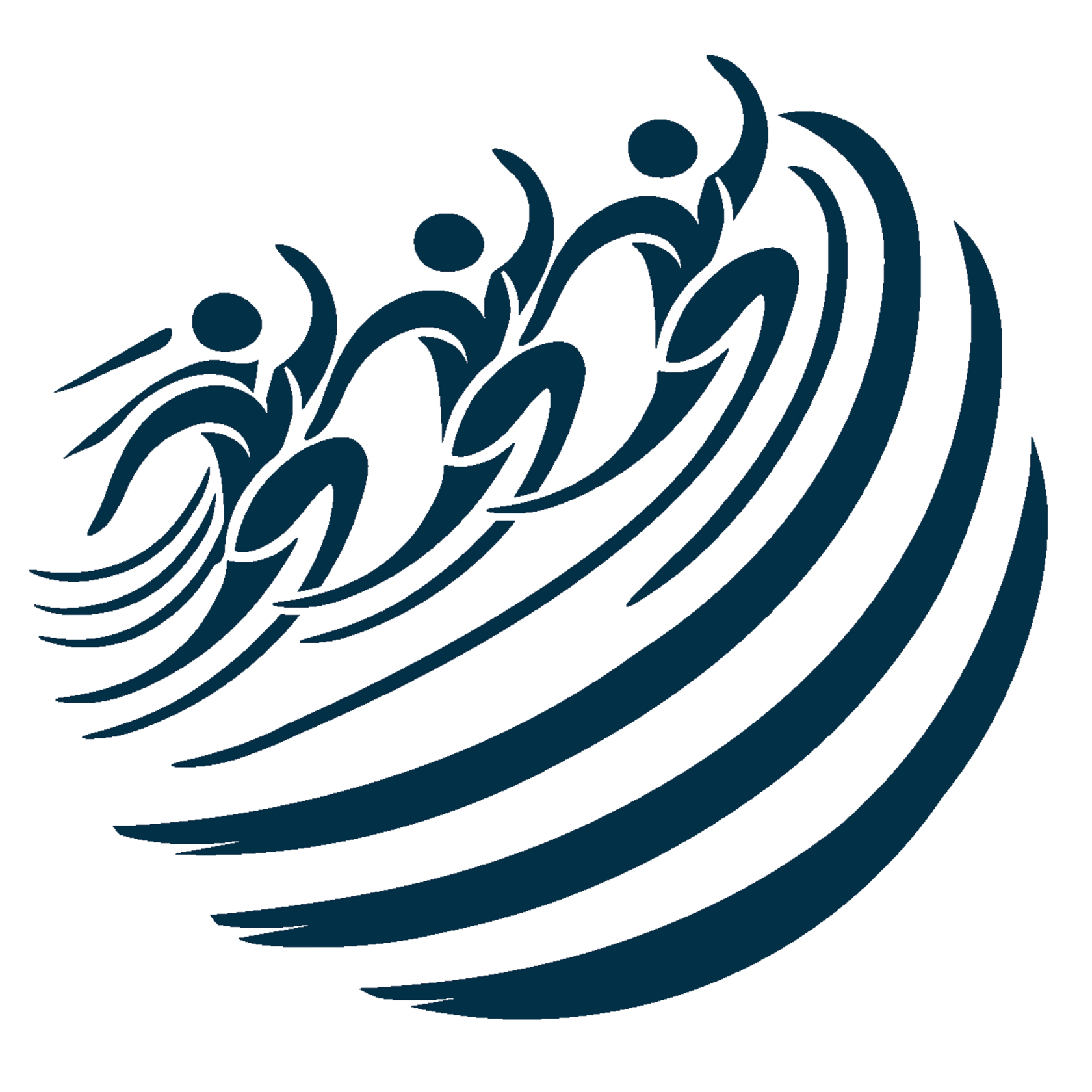 Deep-blue Powerful Under Pressure symbol
